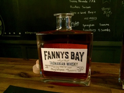 Fannys Bay Bottle whisky waffle
